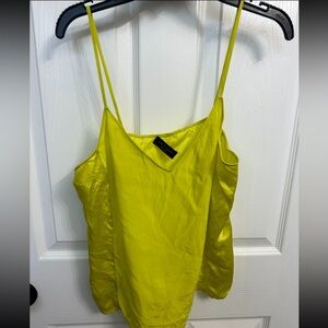 Rag & Bone Lime Green Silk Camisole Tank Top